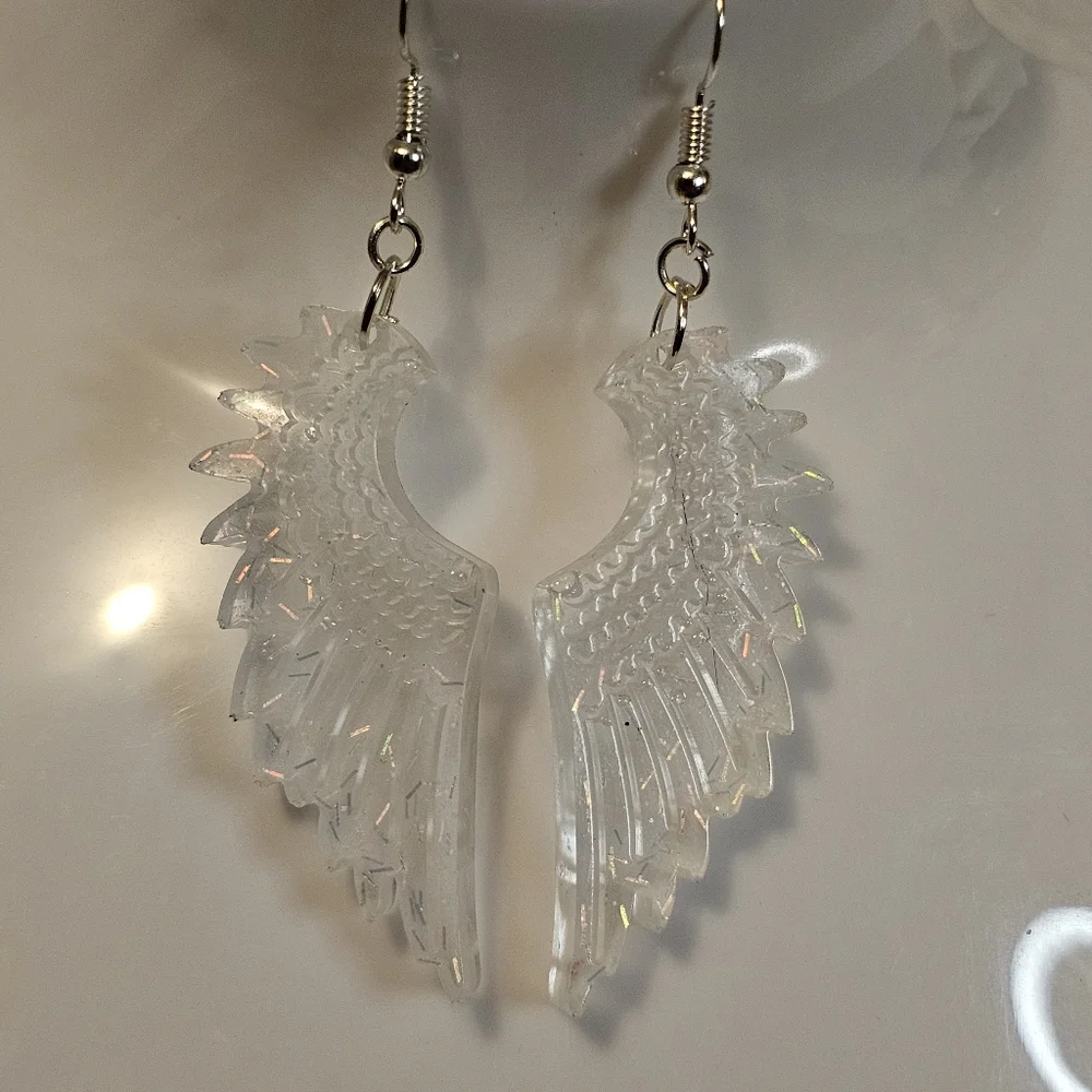 Handmade Beautiful Beacons Resin 925 Silver Earrings Mystery Bundle!